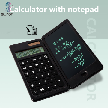 Calculadora de Suron com tablet de escrita