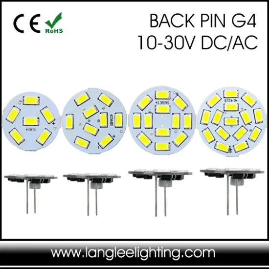 12V 24V Cabin LED Bulb G4 LED Round PCB Light