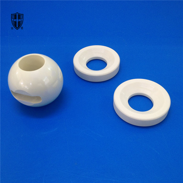 Valvola corpo a sfera per occhiello per occhiello ceramico di zirconia