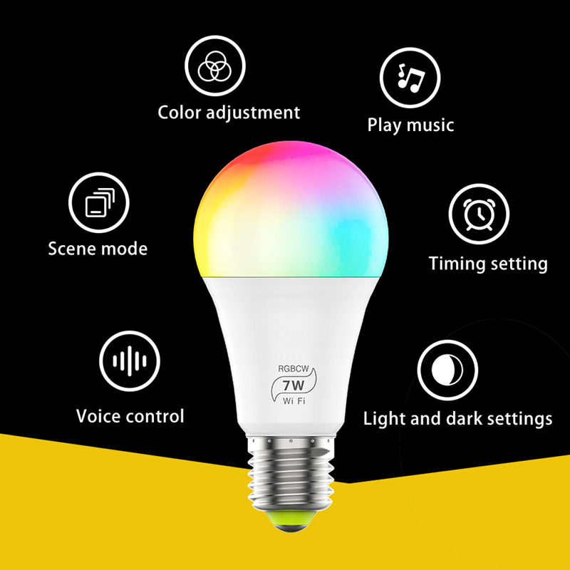 White Wifi Smart Bulb