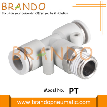 1/8'' 1/4'' Male Branch Tee Pneumatic Hose Fitting