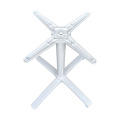 Powder Coating White Casting Aluminum Folding Table Base Table Frames Industrial Restaurant Meeting Dining Table Base