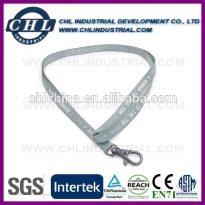 Promotion wholesale custom woven lanyard, polyester nylon neck lanyard, sublimation printed lanyard