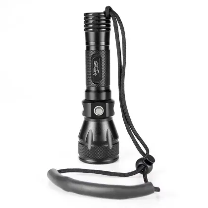 Aluminum waterproof IP68 Underwater diving flashlight