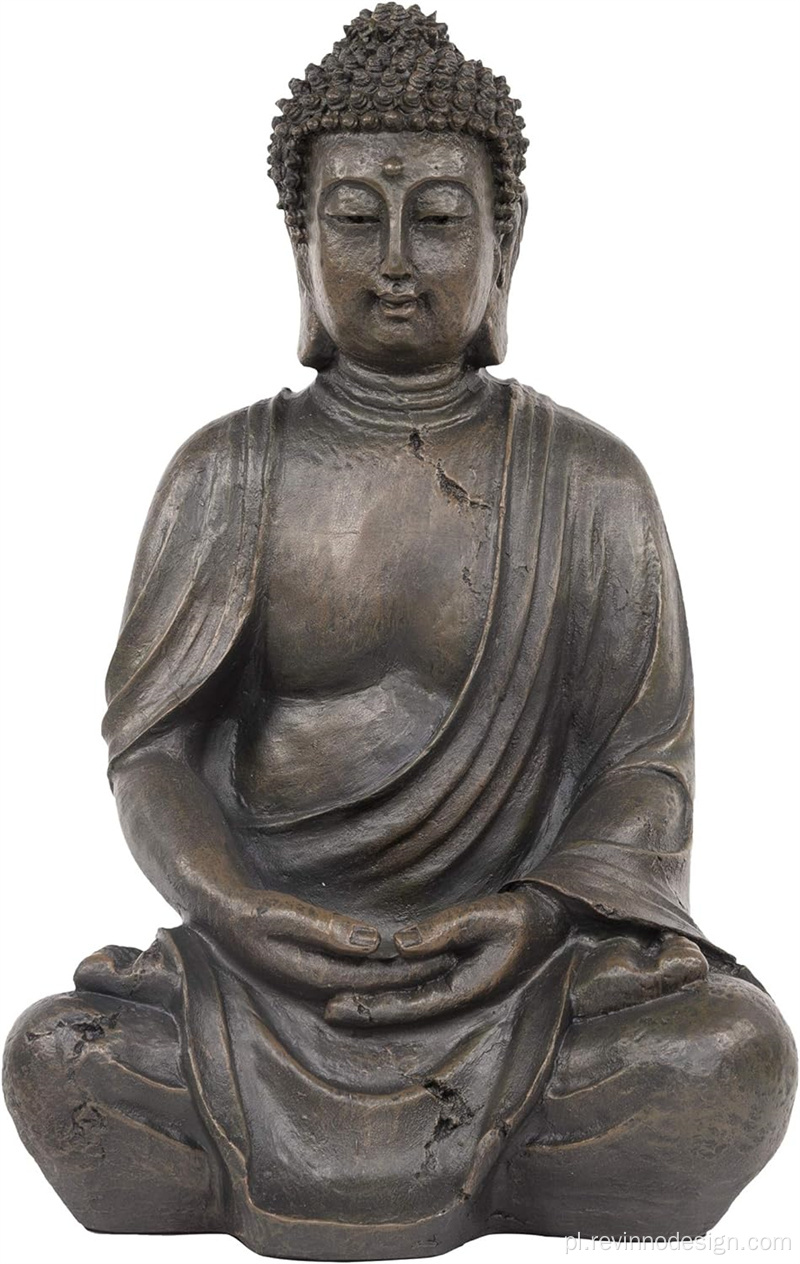 Spokojne piękno posągu Buddy