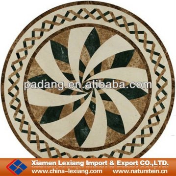 Tile floor medallions