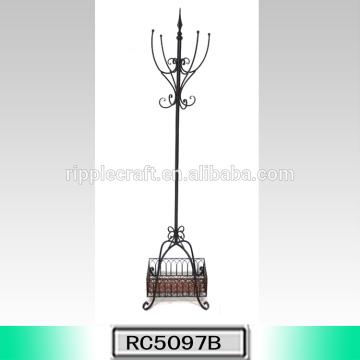 Completely New Home Furniture Wrought Iron Standing Coat Rack