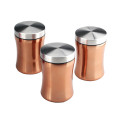 3pcs of Stainless Steel Canister Jar