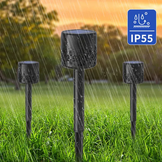 Goldmore2 Solar Sensor Hollow Out Projection Lawn Lights