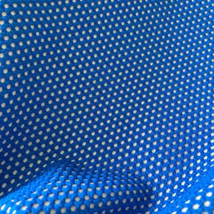 Mesh Bonded Hole Look Fabric