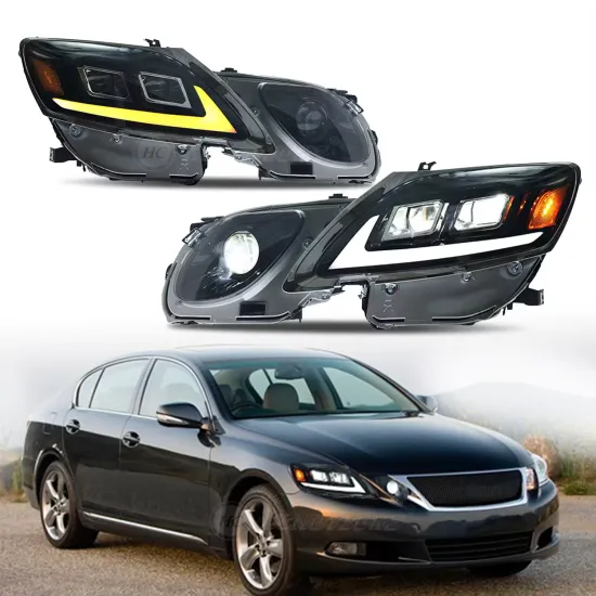 LED Projector Lens Headlights for Lexus GS300 GS350 GS430 GS450 - 2006-2011