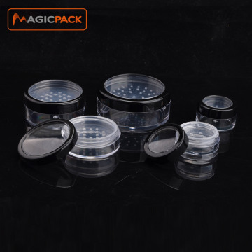setting finishing powder cosmetic jar loose powder cosmetic container