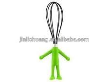 novelty cute convenient LFGB approved silicone egg whisk