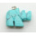 Pendentif en forme de losange turquoise