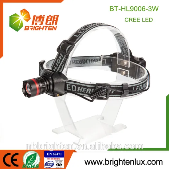 Wholesale Emergency Usage Powerful Mult-function Zooming Focus Alumiunm Camping Led Headlight 3W Cree led headlamp flashlight