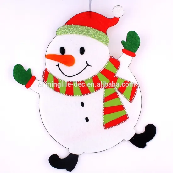 Non-woven christmas dancing snowman for outdoor decoration