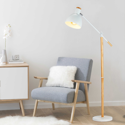 LEDER Wooden Tall Floor Lamps