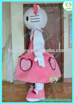 Hot sale Kitty mascot costume/cartoon mascot costumes