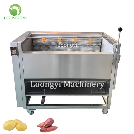 Food Potato Washing Machine Potato Peeling Machine