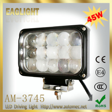 Factory price ECE AM-3745 C ree High Lumen waterproof Diecast aluminum housing PMMA Led Driving Light