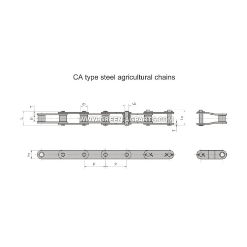 Tarımsal değiştirme için CA tipi çelik zincirler