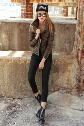 2016 Urban Style Lady Short Sex Down Jacket