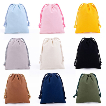 Custom Printed Cotton Tote Bag - Portable Drawstring Handbag Organizer