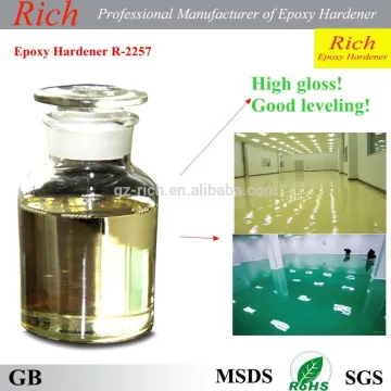 Epoxy hardener R-2257 with high gloss and good chemical resistance