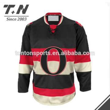 sublimated custom wholesale blank hockey jersey
