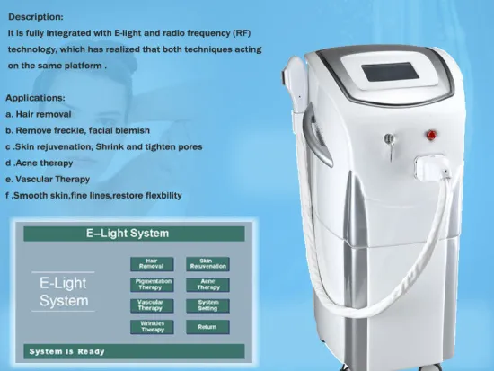 E Light Beauty Equipment , Intense Pulsed Light Hair Reduction