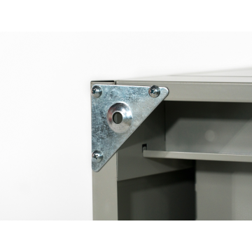 Small Under Desk 2 Drawer Steel Filing Cabinet