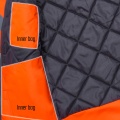 Logotipo personalizado Hi Vis Safety Chaqueta con bolsillos