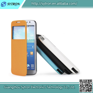 Custom printed battery cover flip leather case cover For SAMSUNG Grand 2