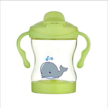 300ml large neck tritan bottle with handle
