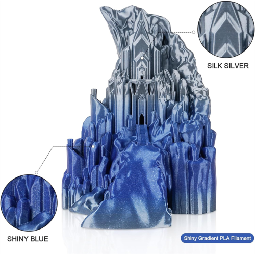 Dual-Color Coextruded Silk PLA 1.75mm