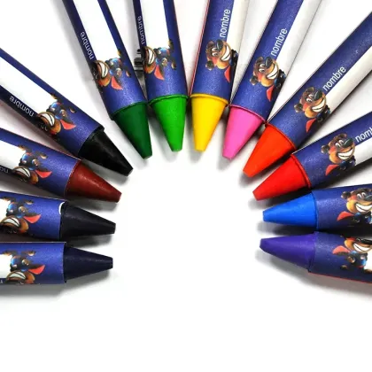 Colorful Art Drawing Non-Toxic Crayon Set - 12 Colors for Kids