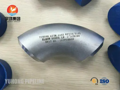 JIS B 2312 SUS316L Elbow Butt Weld Fitting