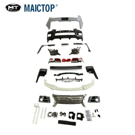 MAICTOP Car Accessories Facelift Body Kit for LX570 2009 Upgrade to 2012 Model with LED Turning Headlight