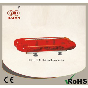 Rojo halógeno rotador lightbar mini para los coches de bomberos