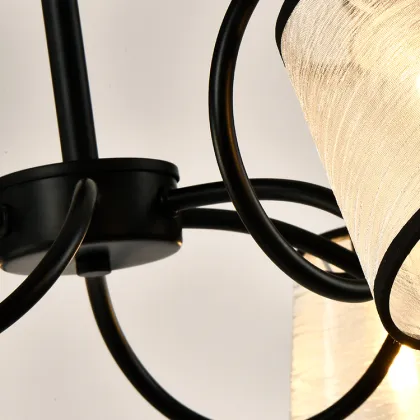 HUAYI Modern Design E14 Luxury Indoor Bedroom Hotel Living Room Ceiling Light