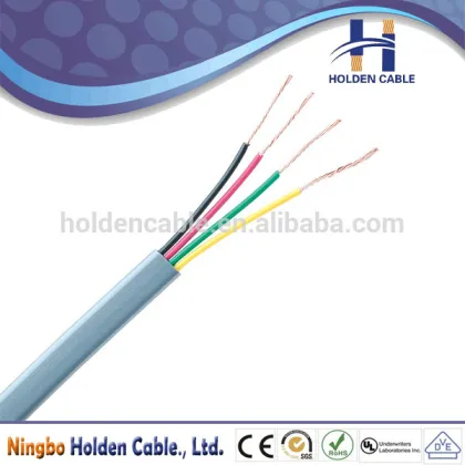 Colored thick flat electrical cable brand