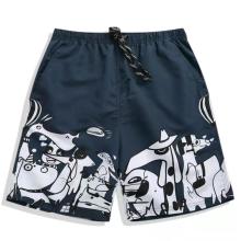 Pantalones cortos de playa para hombre con moda con cordón