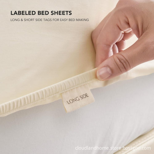 Tencel Vegan Silk Bedding Set - Silky Tencel Silk Bed Sheets