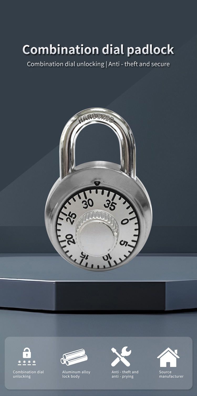 rotary dial padlock