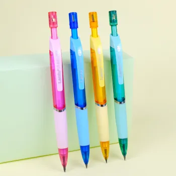 4pcs Automatic Pencils: Get Ready for School with 0.5/0.7 Student Mechanical Pencils