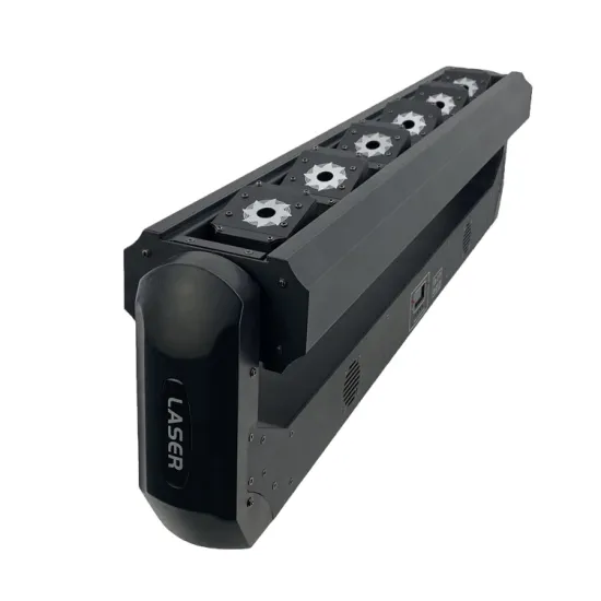 High-Quality 6-Eyes Red Moving Head Laser Light with Curved LED Light Bar