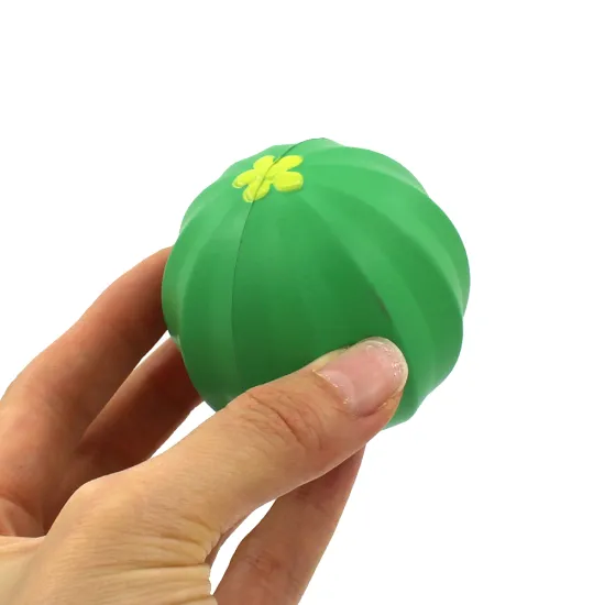 High Quality Factory Direct Sales: Cute Wholesale Pressure Relief Extrusion Toys & High Rebound Cactus Ball Toys