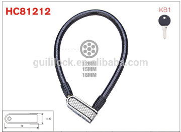 HC81212 hongcheng bicycle lock anti theft cable