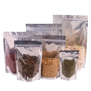 Custom printed matte black resealable aluminum foil zip lock mylar bags