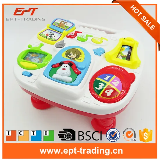 Aged 0 to 36M Baby Musical Learning Table Toy